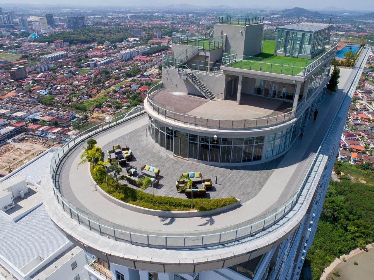 马六甲哈登广场酒店 Malacca 外观 照片 The Sky Garden